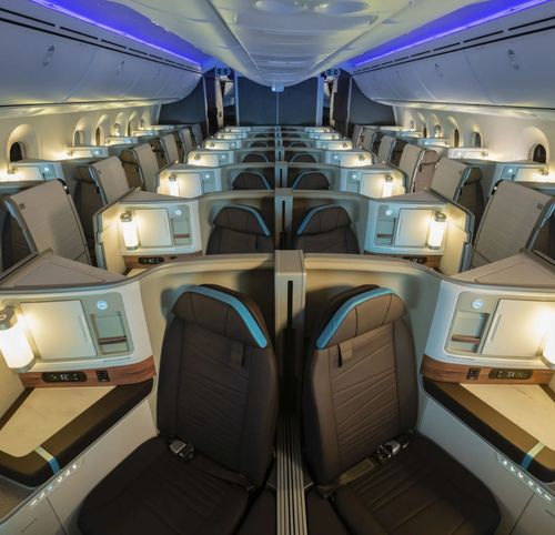 Business Class Cabin Comfort