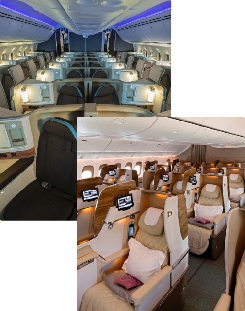 First Class Cabin Luxury Amenities